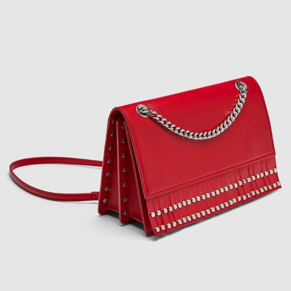 ZARA Studded Crossbody Bag